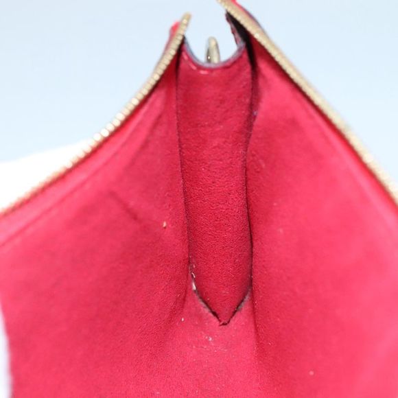 Louis Vuitton Pochette Accessoire Red Leather Clutch Bag (Pre-Owned) - Picture 12 of 16